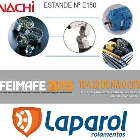 Nachi na Feira Feimafe 2015 Anhembi SP