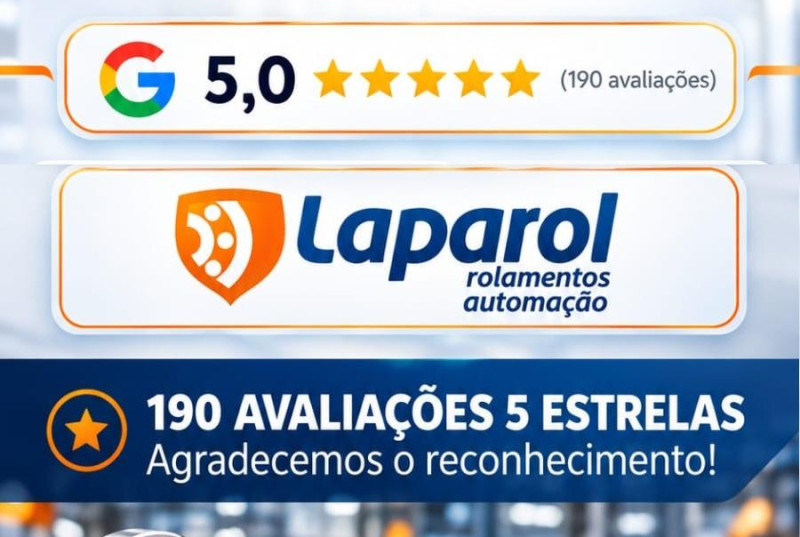 Distribuidor de Rolamentos bem avaliado no Google