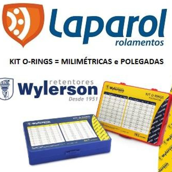 Anéis oring, anéis orings, kit oring Wylerson