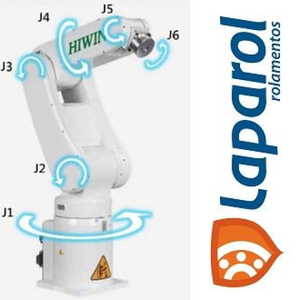 Robô articulado vertical 6 eixos, braço articulado, braço robótico industrial